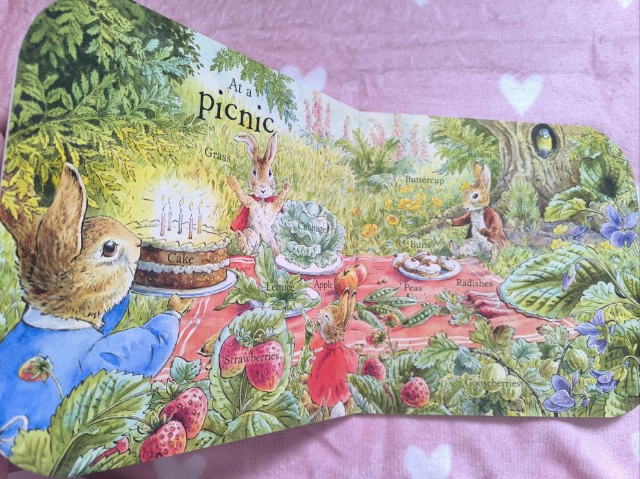 Інтерактивна книжка з віконцями — Peter rabbit first 100 words