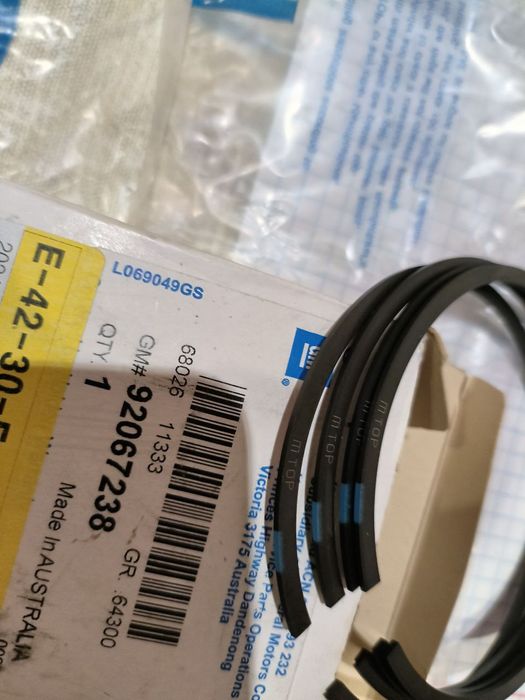 Поршневые кольца GENUINE на Chevrolet Lacetti. Оригинал