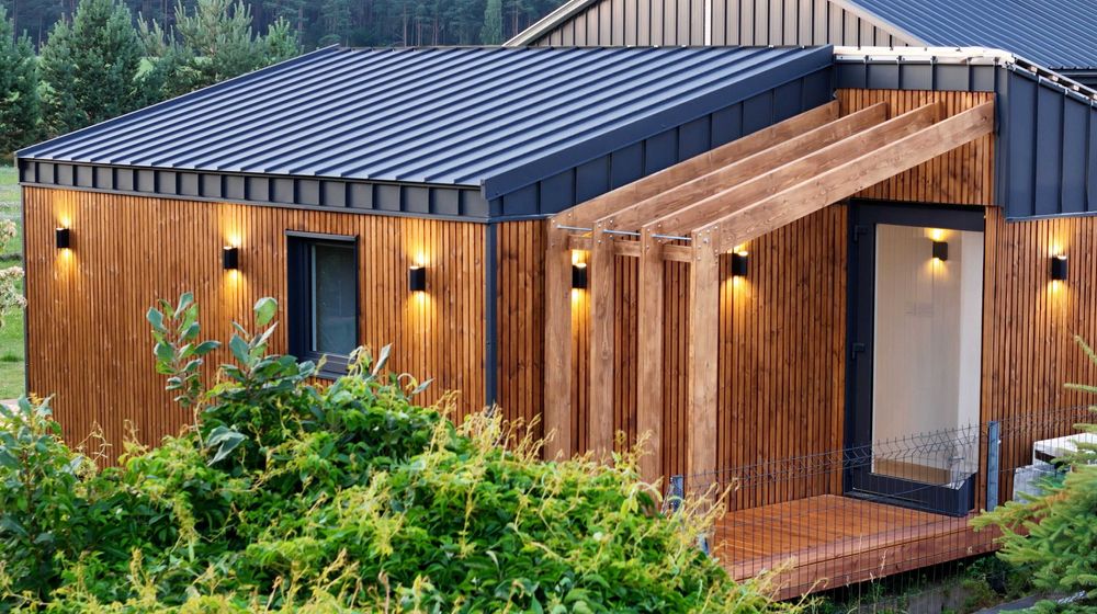 Domek letniskowy Duo 35 m kw + 20 m kw tarasów