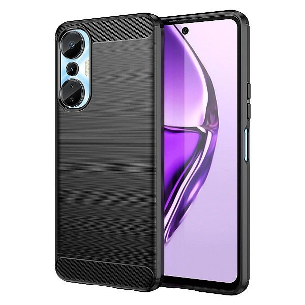 Carbon Case etui do Infinix Hot 20s elastyczny silikonowy karbonowy po