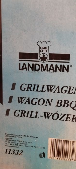 Nowy grill wózek Landmann 50% ceny