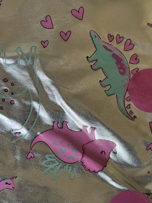 Plecak torba dinozaury srebrny