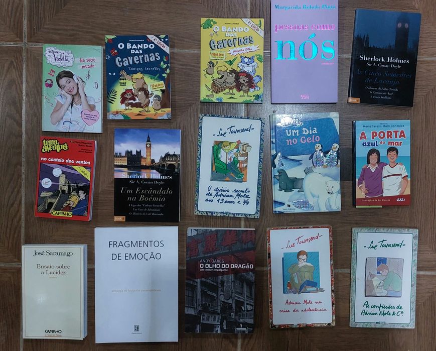 Vários livros de diversos autores