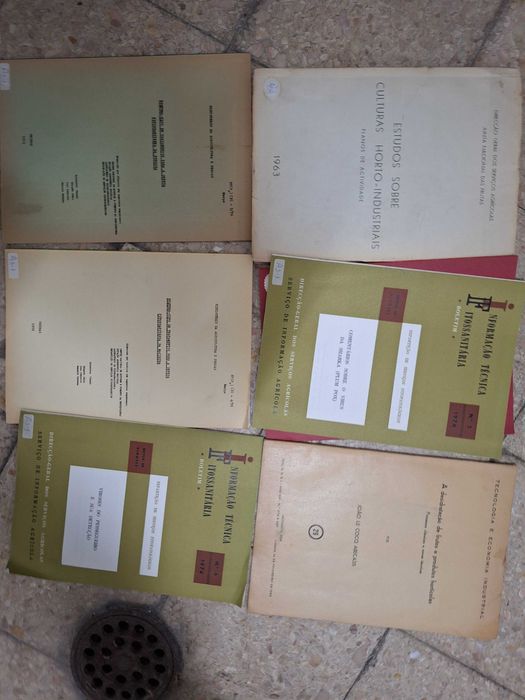Livros tecnicos vários diversas culturas dos ano 70 e 80
