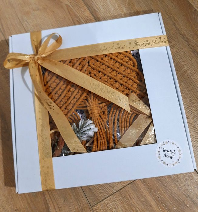 Makramowa choinka boho