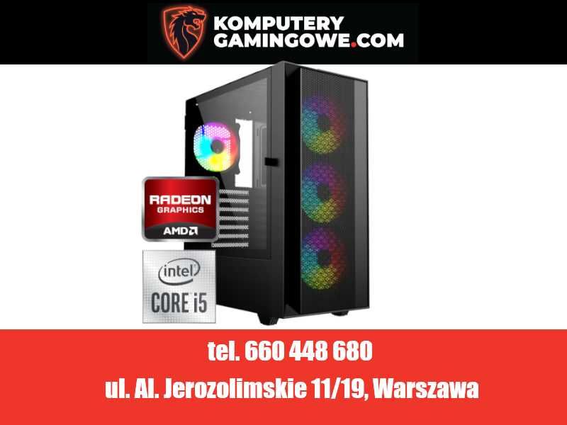 Nowy Komputer Gamingowy i5-10400f 16GB 1TB SSD RX 9060XT 16GB Win11
