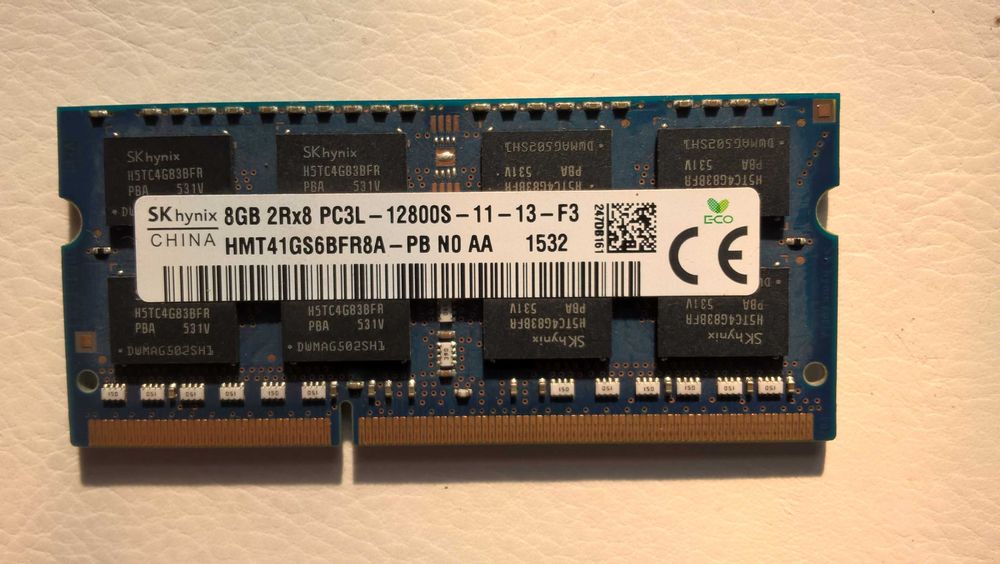 Оперативная память для ноутбука 2GB 4GB 8GB