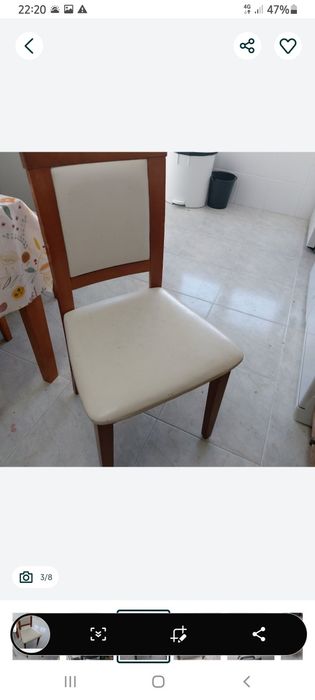 Mesa de jantar e 6 cadeiras