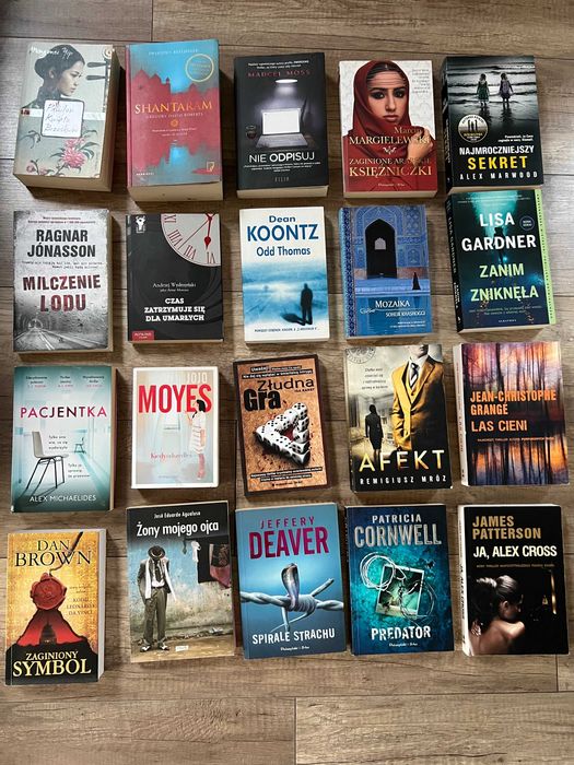 Książki - kryminały, obyczajowe, poradniki