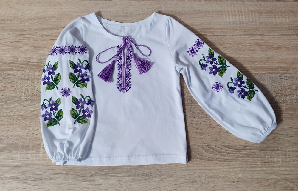 Вишиванка з довгим рукавом р.98, 104, 110, 116, 122