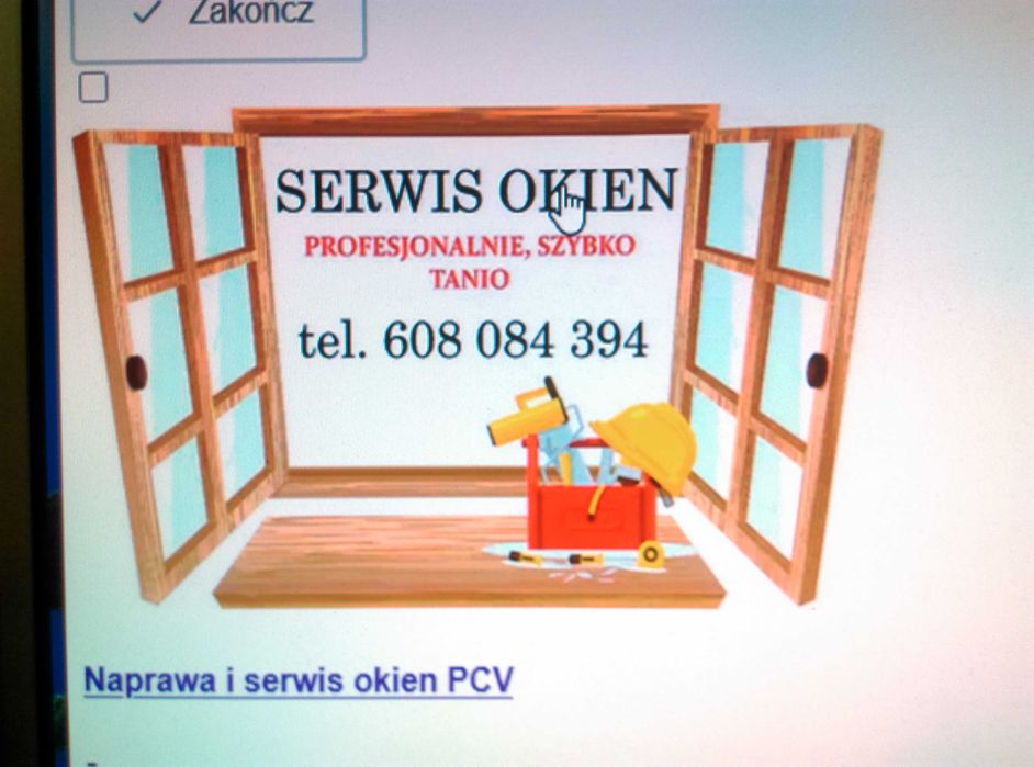 Naprawa i serwis okien PCV