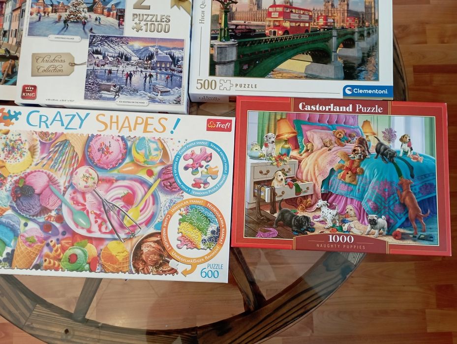 Puzzle 9 pudełek jedna wysyłka