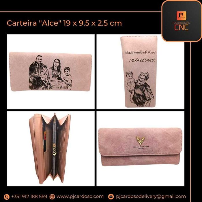 Carteiras Personalizadas Imagem / Texto
