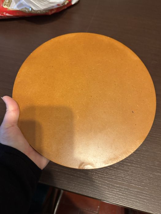 Cinzeiro em madeira e metal