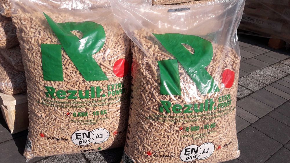Pellet REZULT Extra Power - jasny  Certyfikat EnPlus A1  bardzo wydajny dostawa HDS
