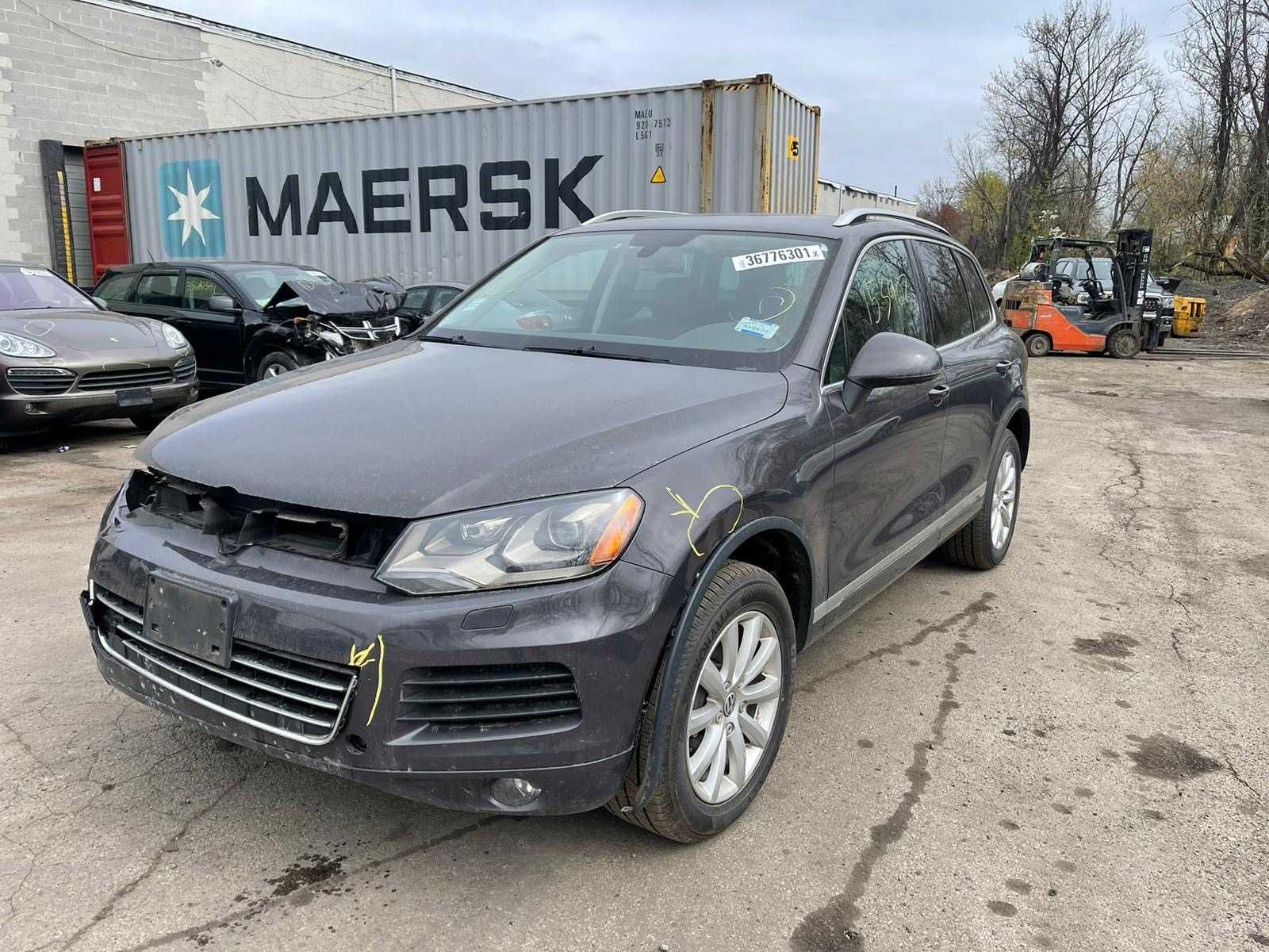 Бампер задний VW Touareg 2 7P NF Туарег 2 7П НФ шрот запчасти Разборка ...
