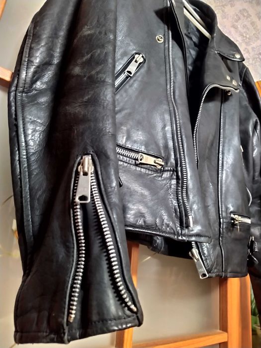 Оригинальная косуха Genuine Cowhide Leather Jacket