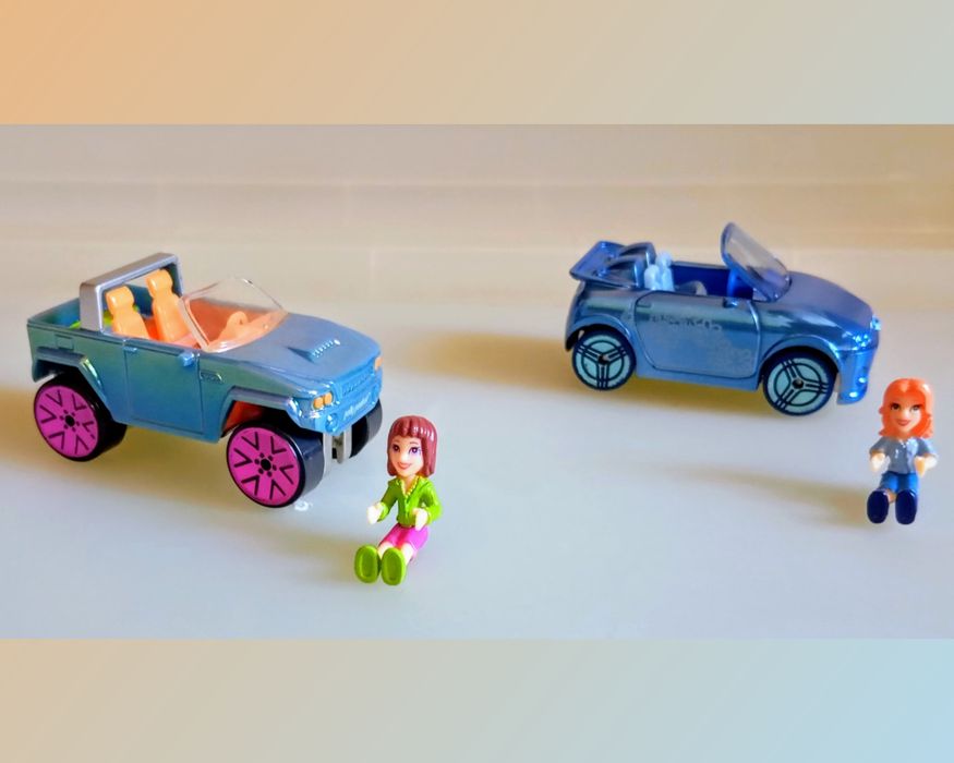 Polly Pocket Auto inícios de 2000.
Os dois 10€.
Individual 6€ cada.
Co