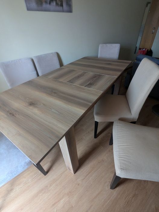 Mesa de jantar extensível até 6 lugares