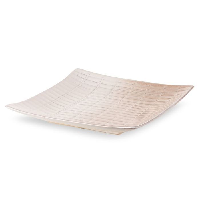 Patera ceramiczna 27x27x5 Edna kremowa beżowa