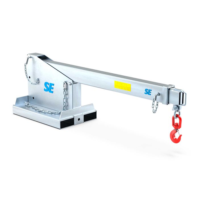 Żuraw regulowany do wózka widłowego