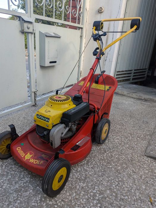 Cortador de Relva a Gasolina Outils WOLF – A Funcionar