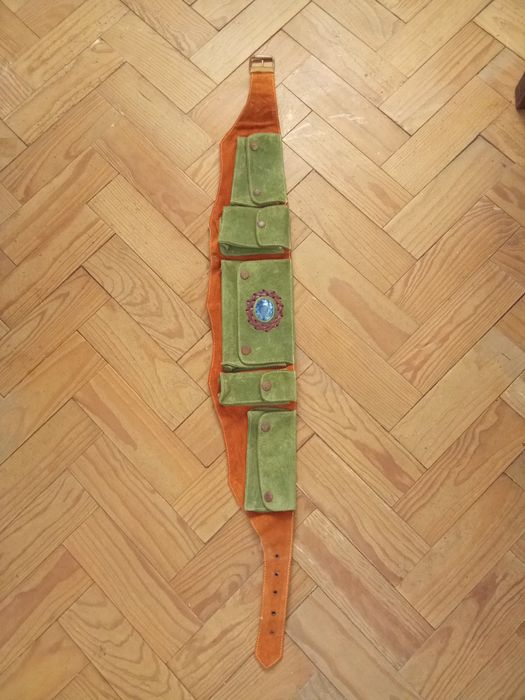 Cinto Artesanal com Bolsos