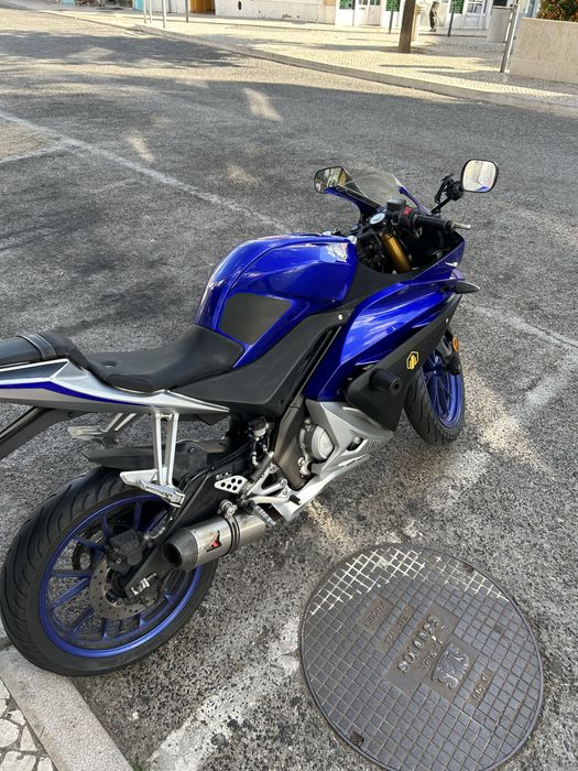 Yamaha YZF-R125 | Excelente Estado | Cheia de Extras (Escape, Alarme, Dvr, Cogumelos)