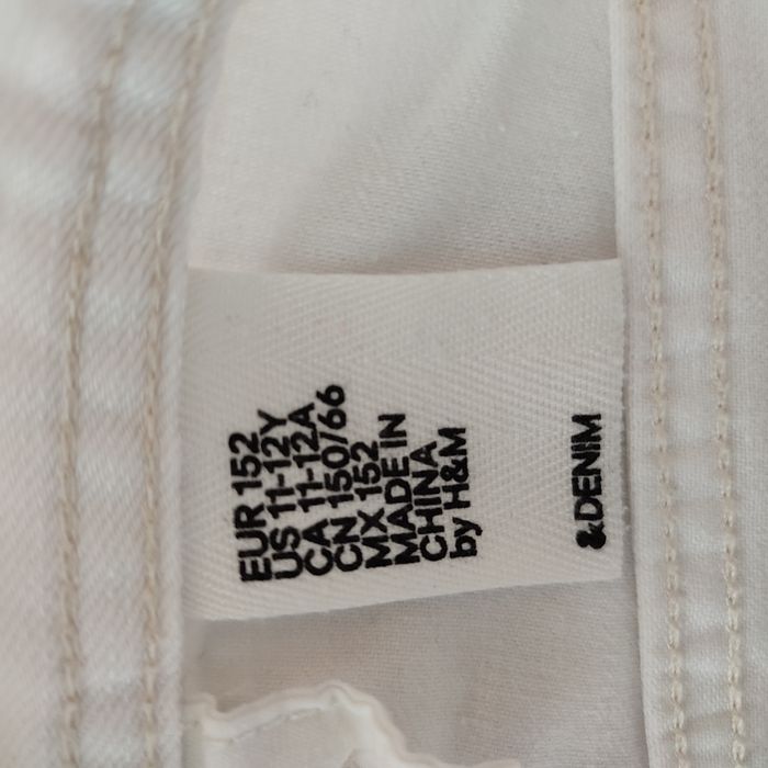 Krótkie ogrodniczki H&M w rozmiarze 152