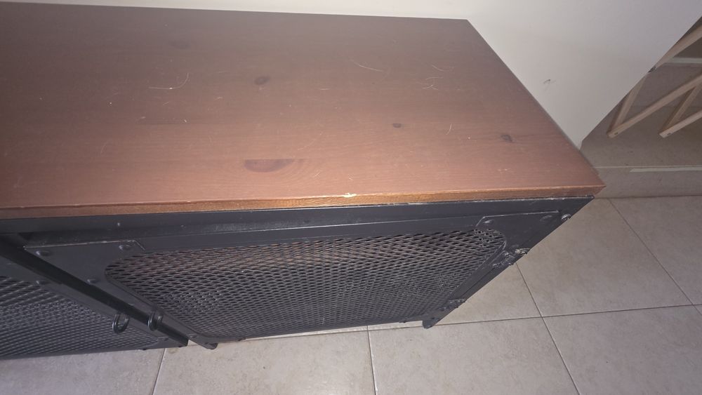 Móvel Tv preto - FJÄLLBO - 100×36×54
