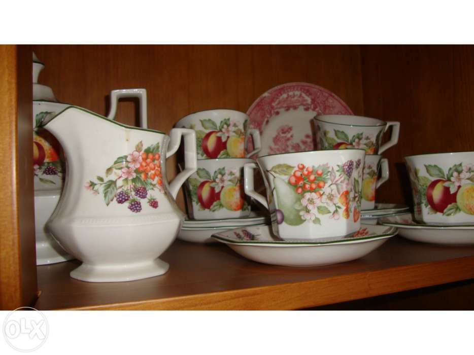 Serviço de chá, de louça inglesa