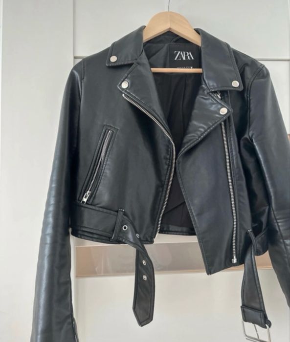 Zara kurtka M, stan dobry czarna skaja