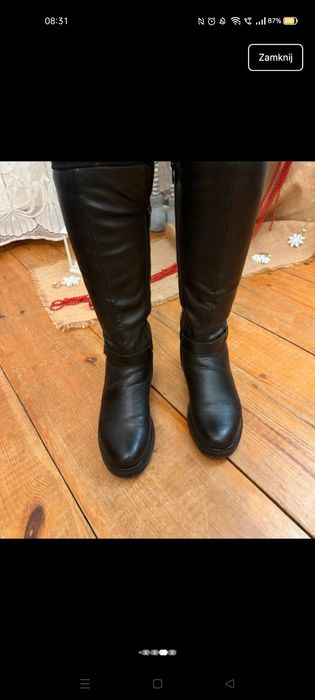 Sliczne zimowe kozaki ccc