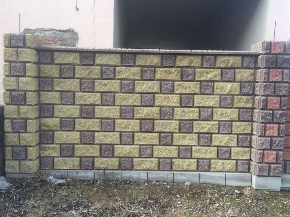 Паркани європаркан бетонні забори блоки бруківка цегла