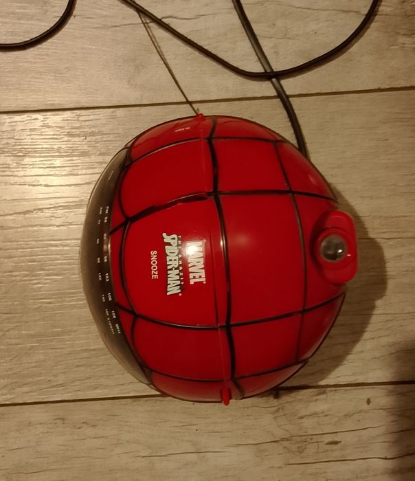Radio Spiderman z mini projektorem