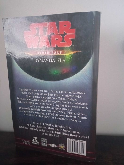 Star Wars Darth Bane Dynastia Zła