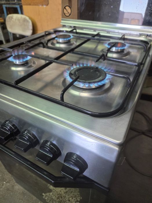 Fogão indesit inox com segrança