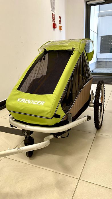 Croozer Kid for 1 z NAJBARDZIEJ KOMFORTOWYM ZAWIESZENIEM DOGY! przyczepka rowerowa dla dziecka. Zestaw 3w1 + Hamak dla niemowlaka