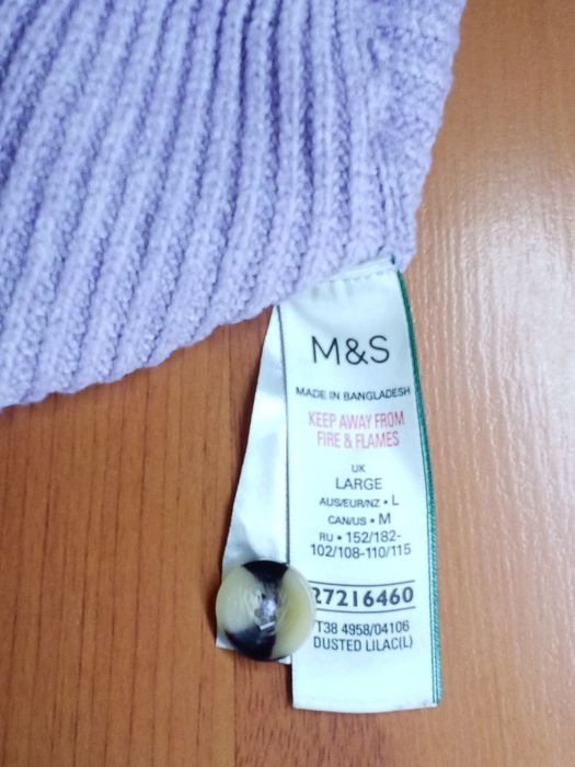 Кардиган M&S collection, сиреневый,