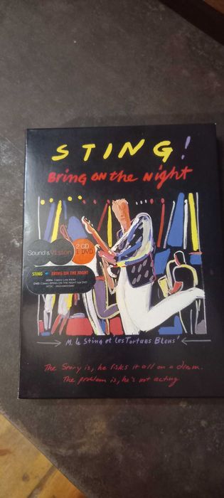 CD DVD kolekcjonerskie wydanie  Sting " bring on the night"