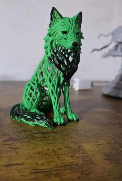 Lobo Fenrir Feito em.Resina