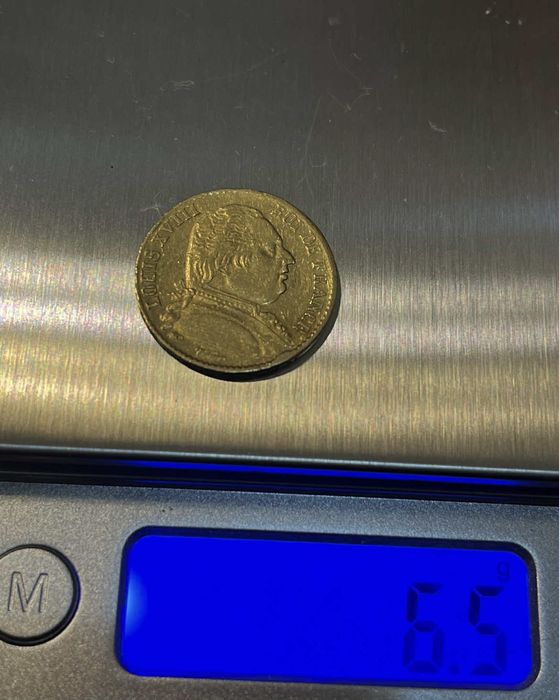 Moeda de 20 francos em ouro