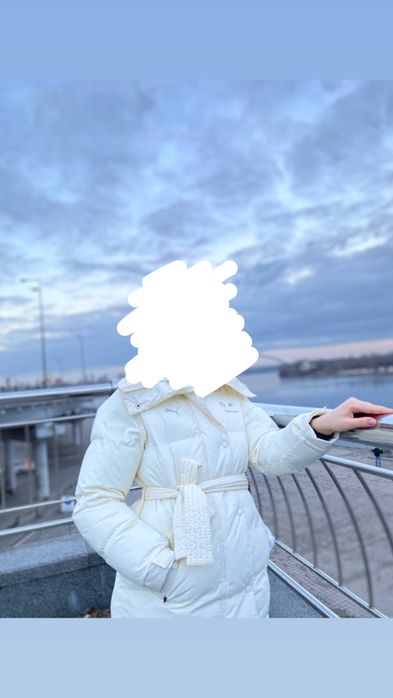 Пухова куртка puma