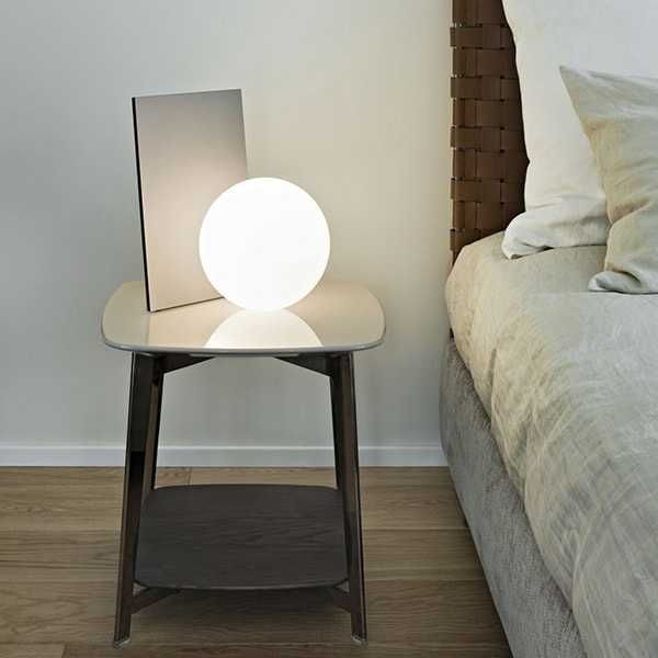 Candeeiro de mesa EXTRA T Prateado da Flos (Original e Novo)