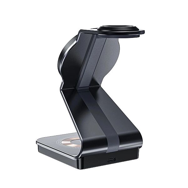 Tech-Protect Qi15W-A29/3In1 Magnetic Magsafe Wireless Charger Black