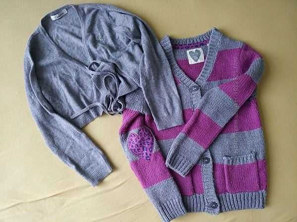 Два кардигана для школьницы 1-2клас