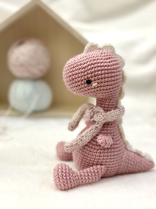 Dinossauro bebe amigurumi