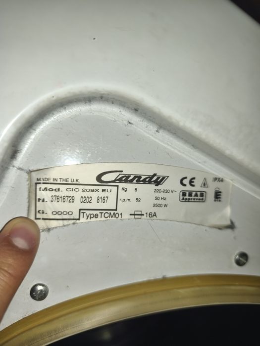 Máquina de Secar Roupa Candy 6 kg