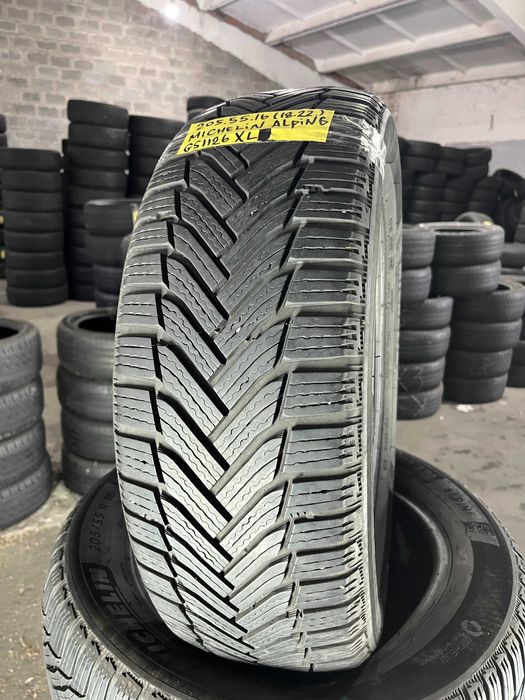 GS1126 Зимові шини 205/55r16 Michelin Alpin 6 комплект резина р16