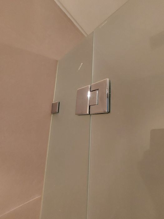 Resguardo de vidro fosco de duche